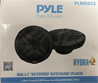 DUAL 65 INCHES PYLE WATERPROOF-RATED MARINE