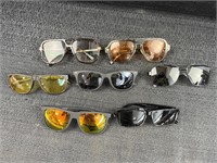 Lot of Sunglasses, Versace, Aviators