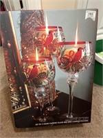 Kirkland Christmas Cardinal glass set