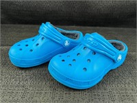 Kids Blue Crocs Sz 10/11