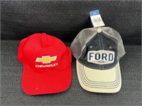 Ford and Chevrolet Hats
