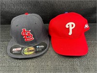 Lot of 2 MLB Baseball Hats