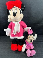 Lot of 2 Disney Minnie Mouse Plushies