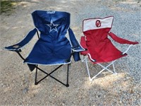 2 Folding Camp Chairs Coleman Dallas OU