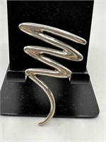 LARGE STERLING SILVER BROOCH PIN