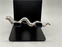 STERLING SILVER MODERNISTS SNAKE PIN