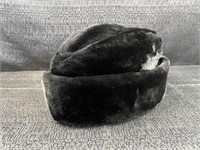 Black Fur Cap