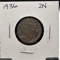 1936 BUFFALO NICKEL