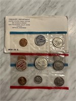 1970 P&D UNC COIN SET SILVER JFK