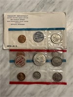 1970 P&D UNC COIN SET SILVER JFK