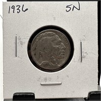 1936 BUFFALO NICKEL