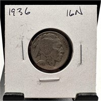 1936 BUFFALO NICKEL