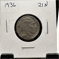 1936 BUFFALO NICKEL