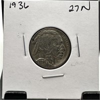 1936 BUFFALO NICKEL