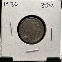 1936 BUFFALO NICKEL