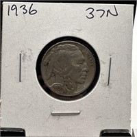 1936 BUFFALO NICKEL