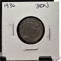 1936 BUFFALO NICKEL