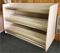 Store shelf approx size is 5ft x 22 x 42 inches