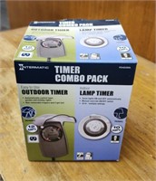 Nib combo pack outdoor & lamp timers
