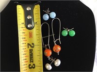Sterling Silver bead type earrings