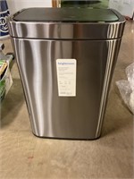 Bright room Touchless motion stainless  trashcan