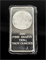 Coin 10 oz. .999 Silver Bar - Liberty