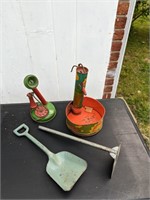Collection of Vintage Tin Toys