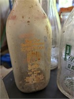 Collection of Milk Bottles