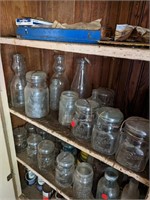 Collection of Glass jars