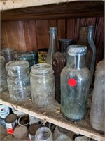 Collection of Glass jars