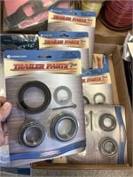 Running gear trailer parts, some are opened
