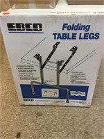 Abco folding table legs new in box