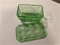 Green refrigerator glass