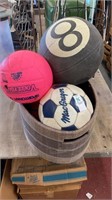 Basket w/ Assorted Balls
