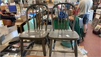 Two Wooden Children’s Chairs