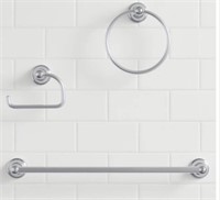 Glacier Bay 3-Piece Bath Hardware Kit in Chrome