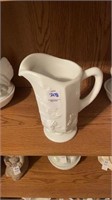Vintage milk glass pitcher
