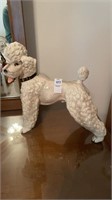 Ceramic Poodle Figurine