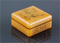 Chinese Tianhuang Stone Seal Xi Cui Xuan Mark