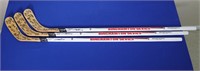(3) Autographed Hockey Sticks