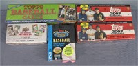 (5) Sealed Boxes of Baseball Cards