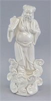 Chinese White Porcelain Man De Hua Style