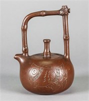 Chinese Fine Zisha Teapot Gu Jingzhou Mark