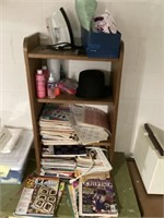 Quilting Magazines and Shelf