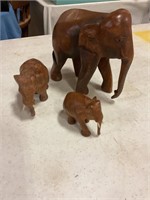 Wood elephants