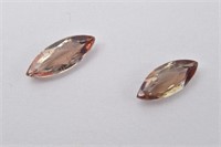 (2) Andalusite Gemstones