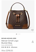 MK Mercer Small Logo Bucket Bag