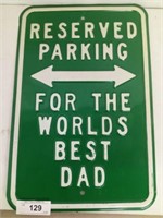 WORLDS BEST DAD SIGN