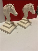 Ceramic Horse head bookends