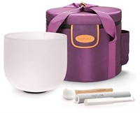TOPFUND A Note Crystal Singing Bowl